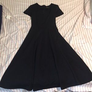 ASOS Black Square Neck Dress